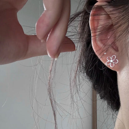 Five-Petal Flower Earrings