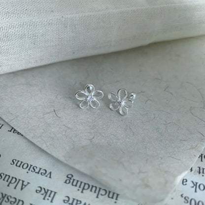 Five-Petal Flower Earrings