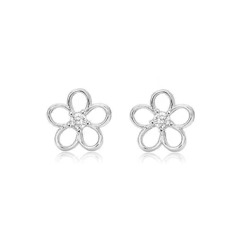 Five-Petal Flower Earrings