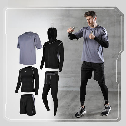 Five-piece workout outfit