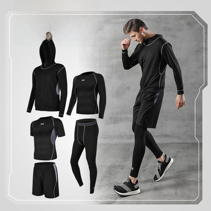 Five-piece workout outfit