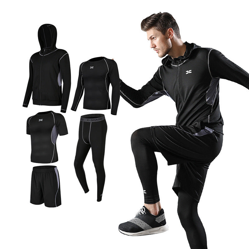 Five-piece workout outfit