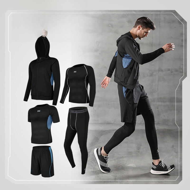 Five-piece workout outfit