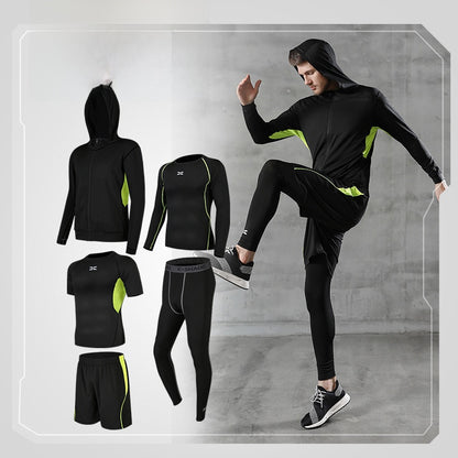 Five-piece workout outfit