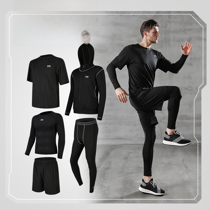 Five-piece workout outfit