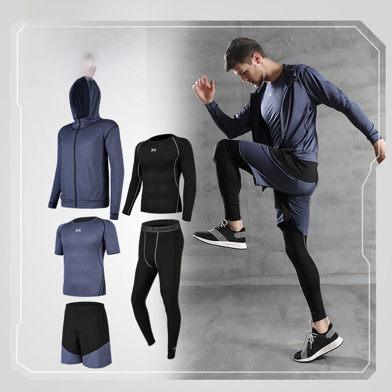Five-piece workout outfit