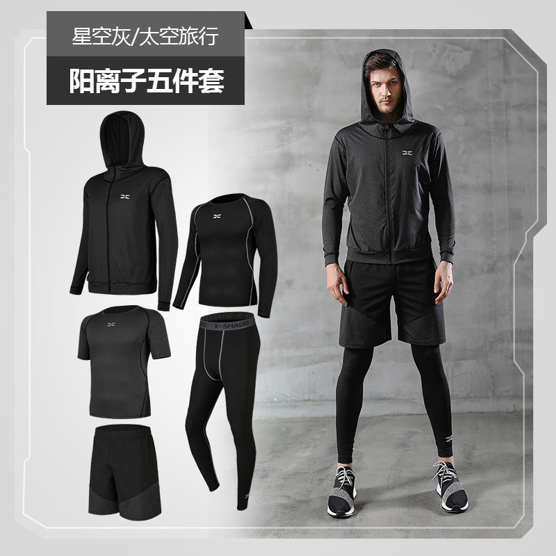 Five-piece workout outfit