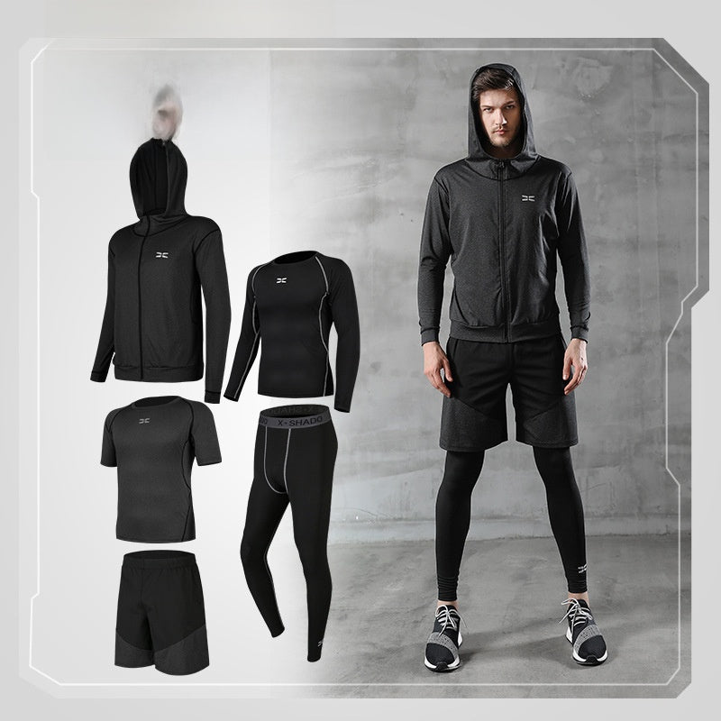 Five-piece workout outfit