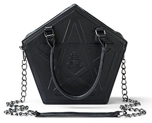 Five-pointed Star Gothic PU Handbag