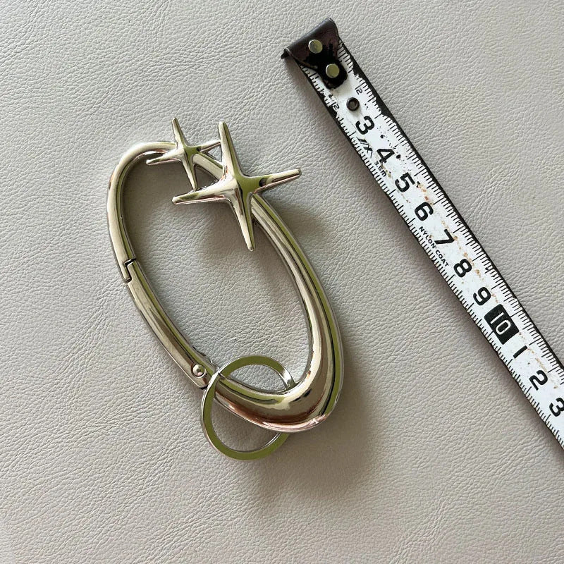 Five-Pointed Star Spring Buckle Carabiner Pendant
