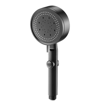Five-Speed Pressurized Shower Head with Hose