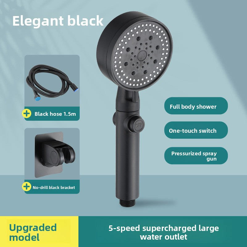 Five Speed Shower Head Set