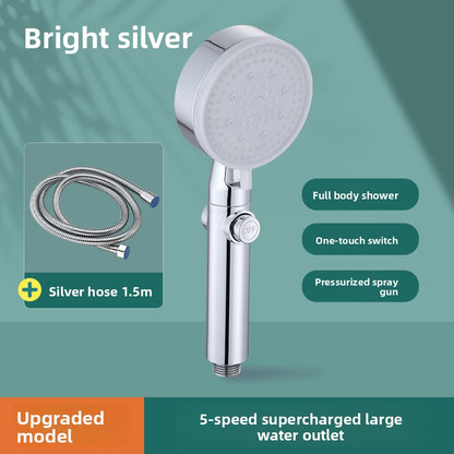 Five Speed Shower Head Set