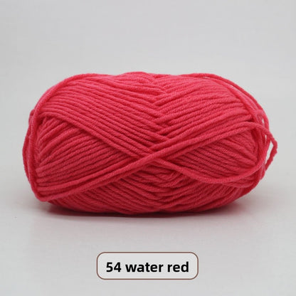 Five-Strand Milk Cotton Yarn for Knitting and DIY Crafts