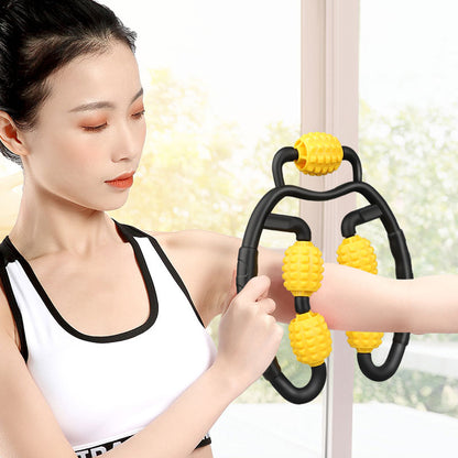 Five-Wheel Leg Massager Yoga Muscle Roller