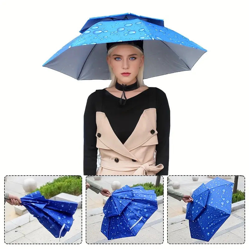 Fixed Umbrella Hat Outdoor Sun Protection