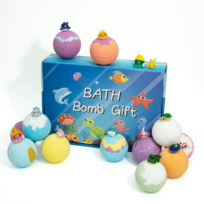 Fizzing Bath Salt Ball Gift Set