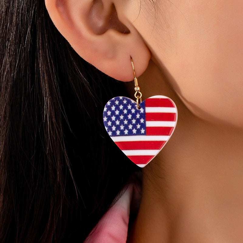 Flag Earrings
