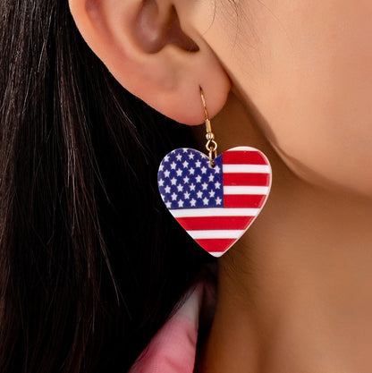 Flag Earrings