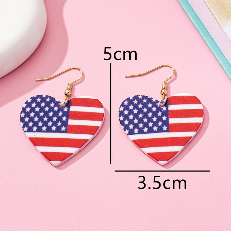 Flag Earrings