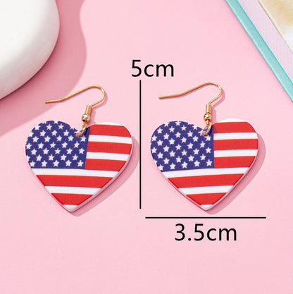 Flag Earrings