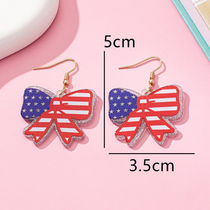 Flag Earrings