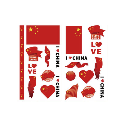 Flag Pattern Tattoo Stickers