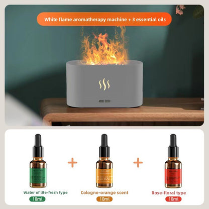 Flame aroma diffuser