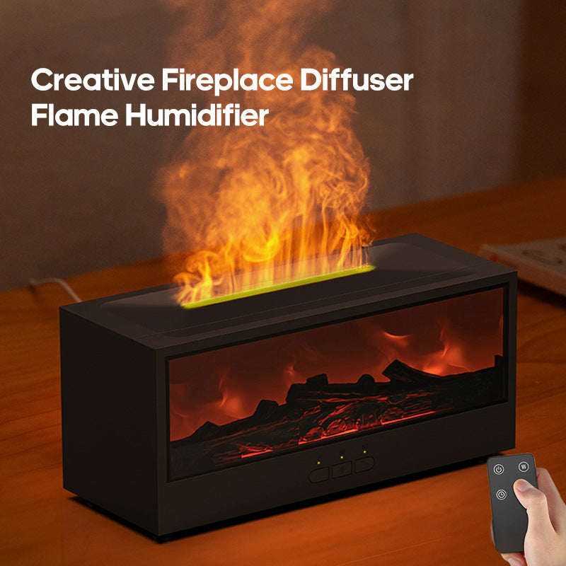 Flame aromatherapy humidifier