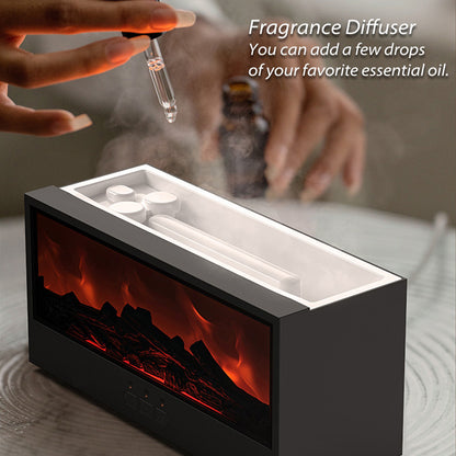 Flame aromatherapy humidifier