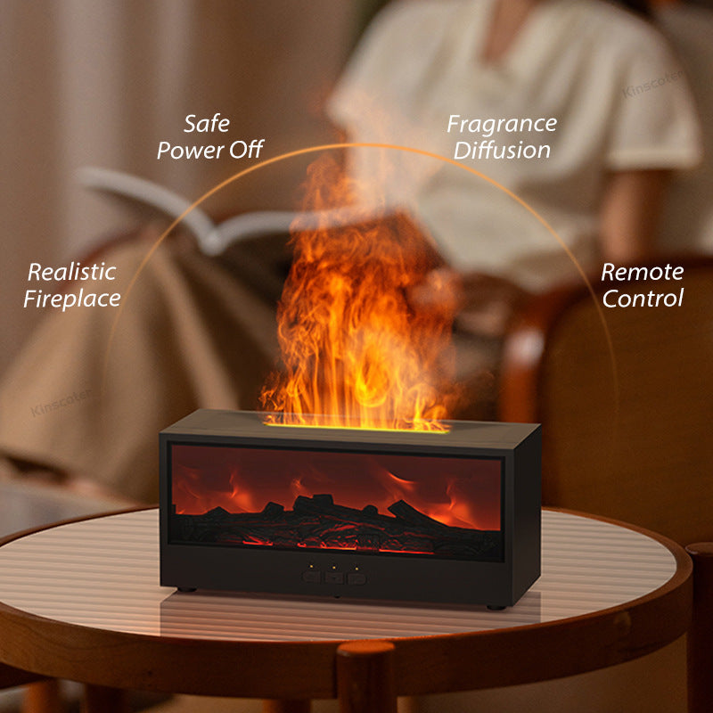 Flame aromatherapy humidifier