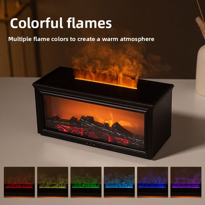 Flame fireplace aromatherapy machine