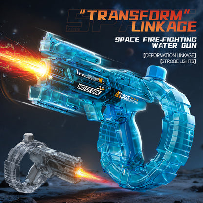 Flame-Throwing Version Energy Ring Space Water Gun for Children