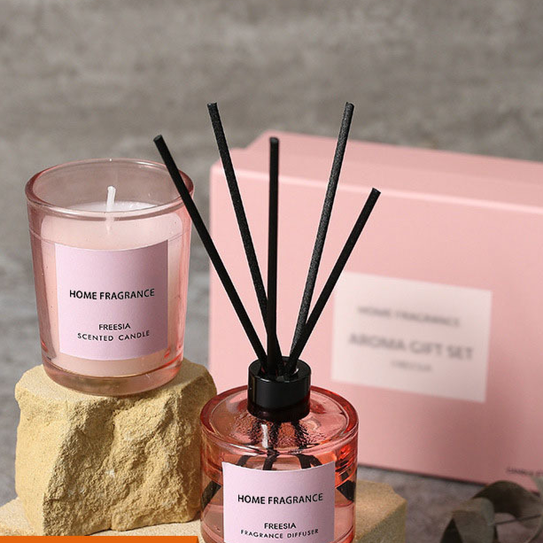 Flameless Aromatherapy Candle Set with Long-Lasting Fragrance