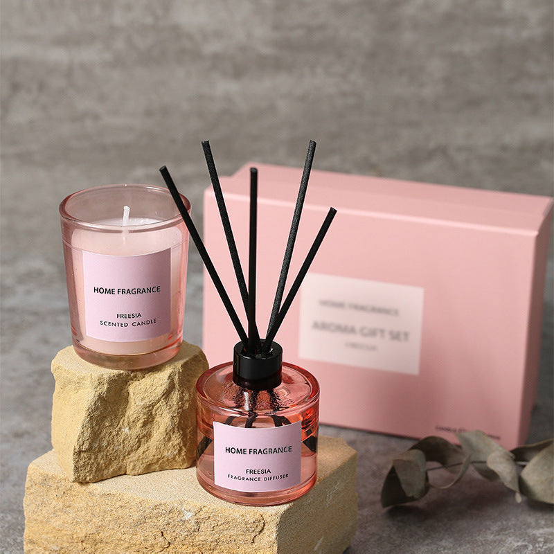 Flameless Aromatherapy Candle Set with Long-Lasting Fragrance