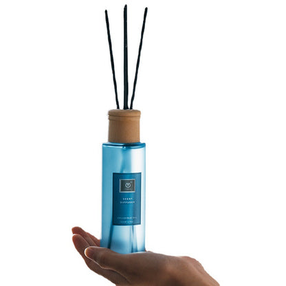 Flameless Aromatherapy Candle with Rattan Diffuser