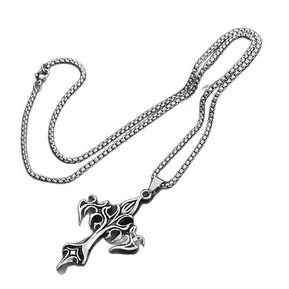 Flamepunk Cross Necklace