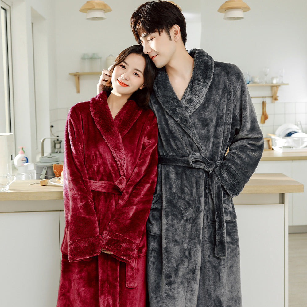 Flannel Bathrobe