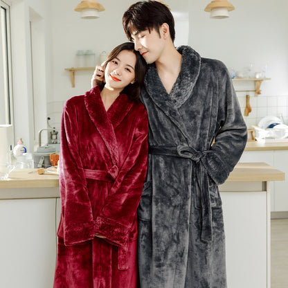 Flannel Bathrobe