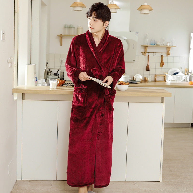 Flannel Bathrobe