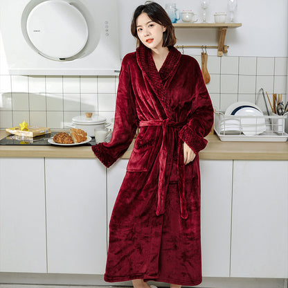 Flannel Bathrobe