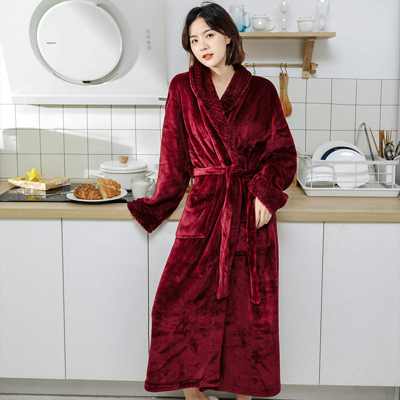 Flannel Bathrobe