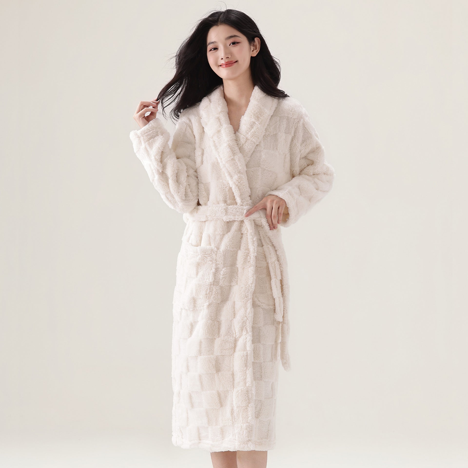 Flannel Bathrobe
