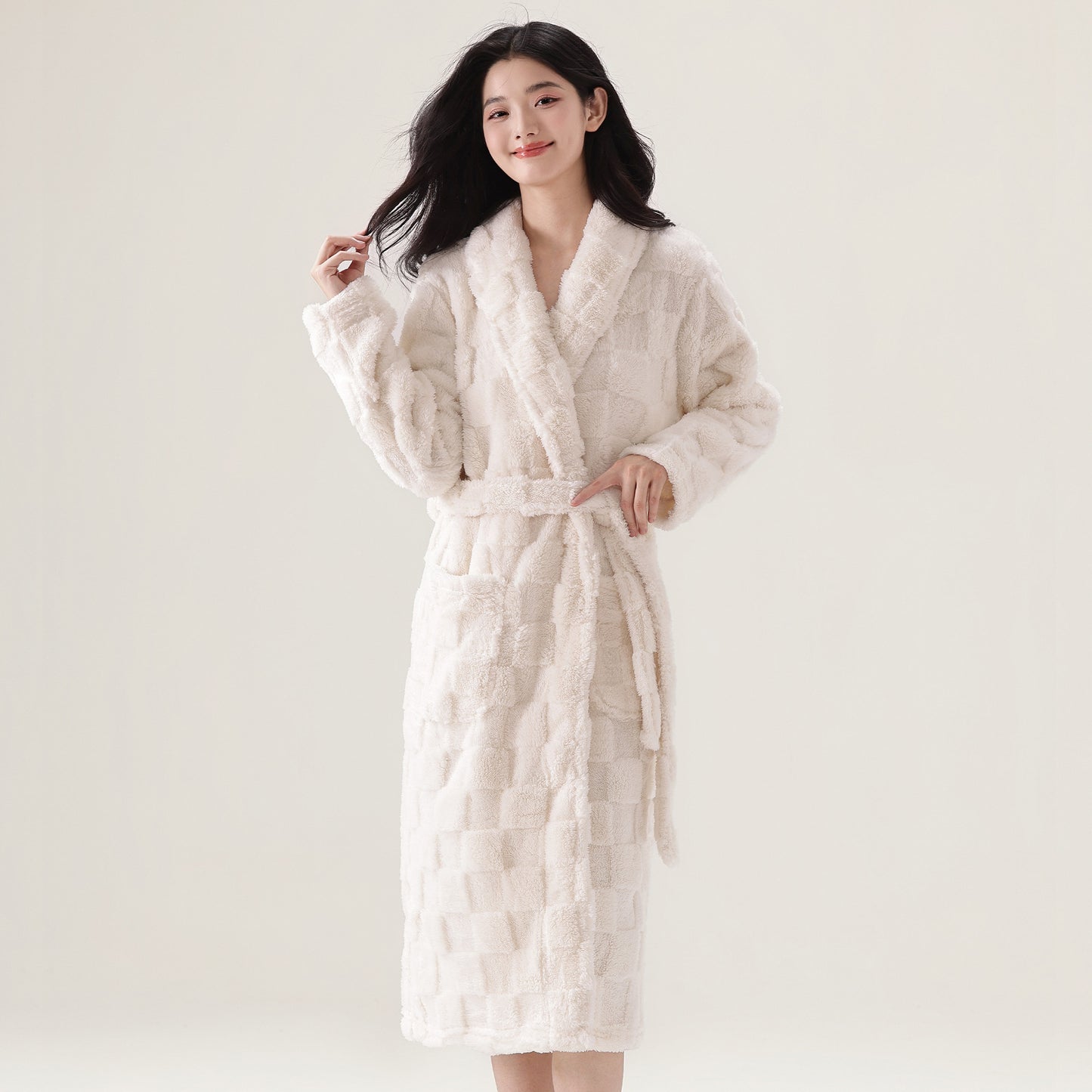 Flannel Bathrobe