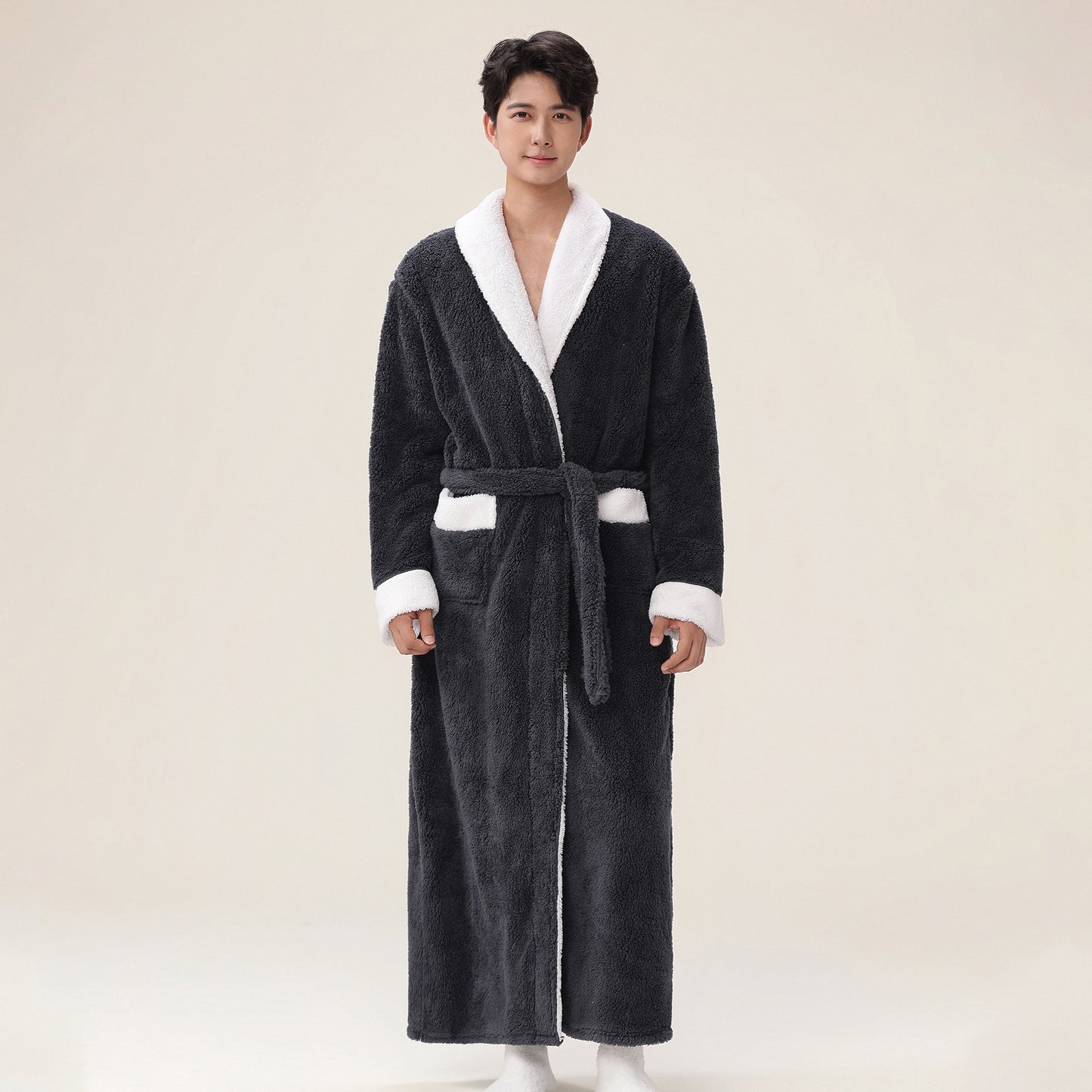 Flannel Bathrobe
