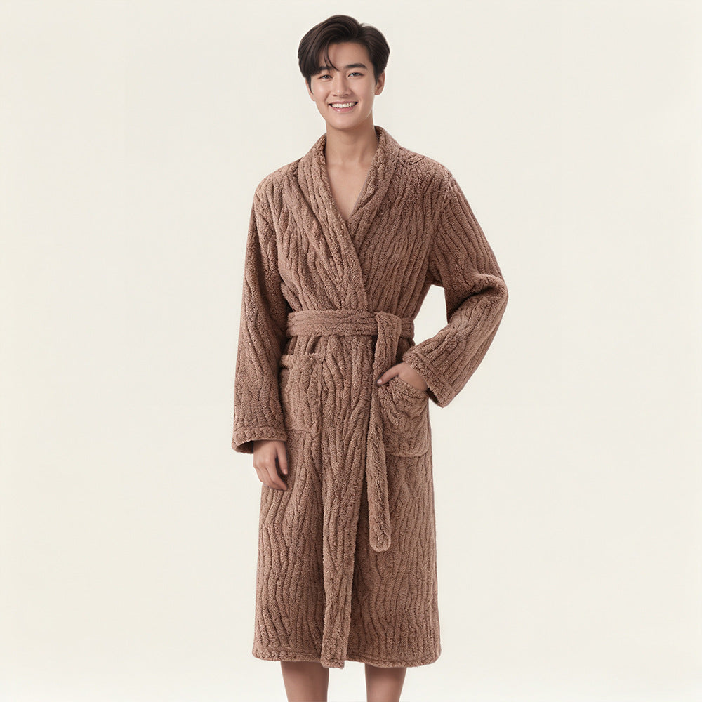 Flannel Bathrobe
