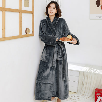 Flannel Bathrobe