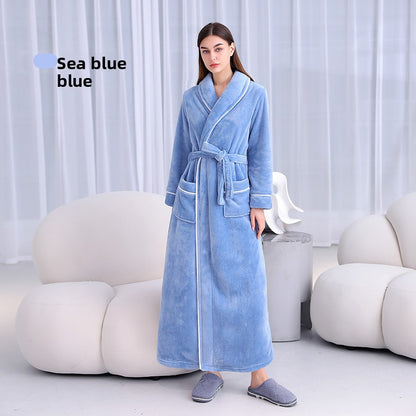 Flannel Bathrobe