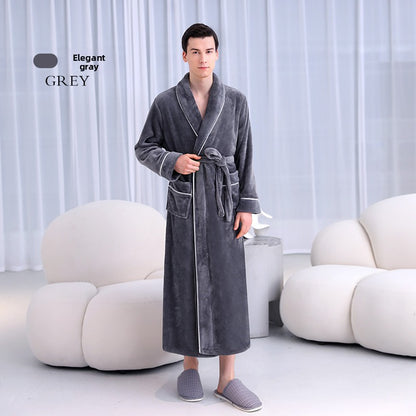 Flannel Bathrobe