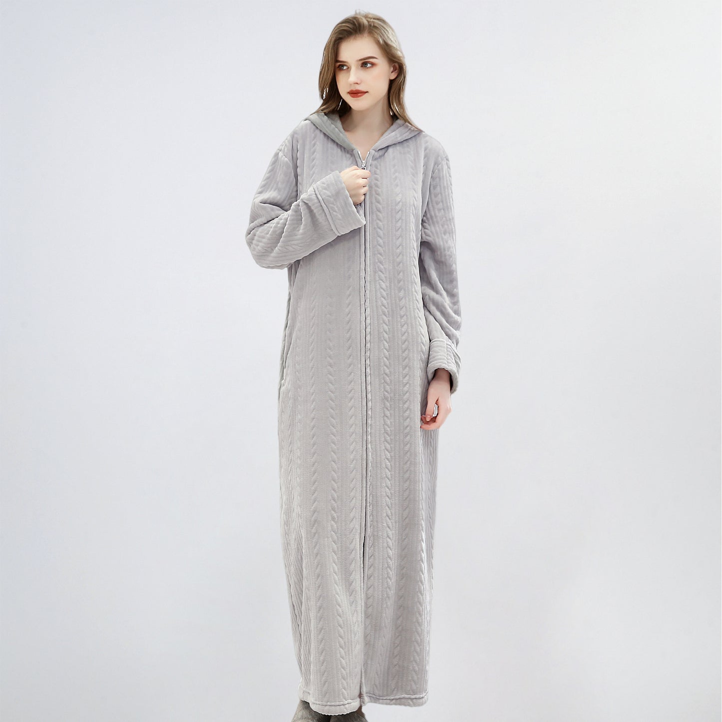 Flannel Bathrobe